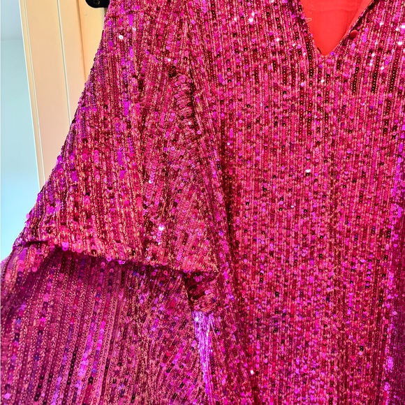 Buddy Love Pink Sequin Women's Dress - Picture 4 of 5
